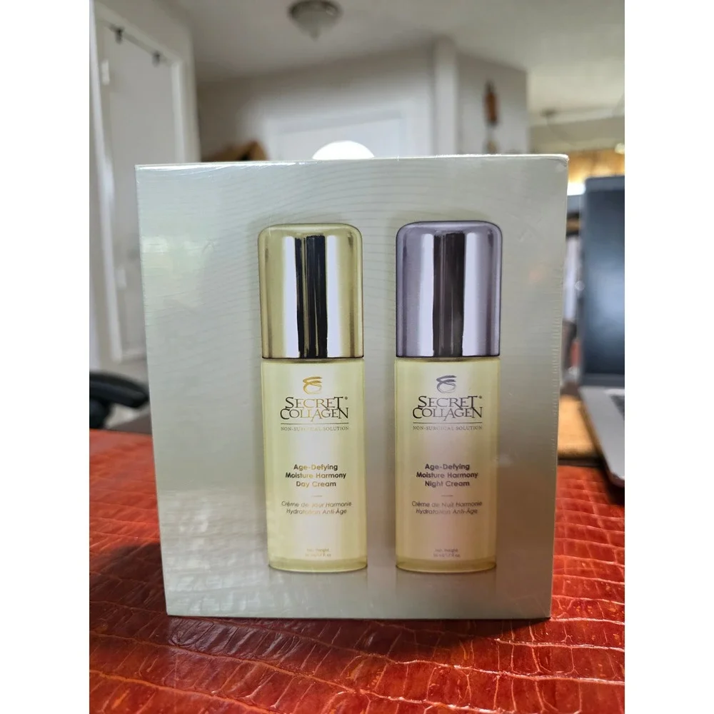 Secret Collagen Age-Defying Moisture Harmony Day & Night Set 1.7oz New Sealed